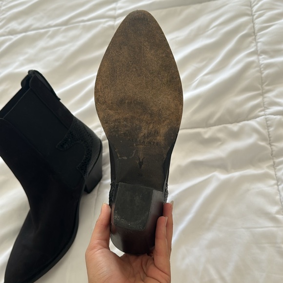 All saints black boots size 39 - Picture 4 of 5
